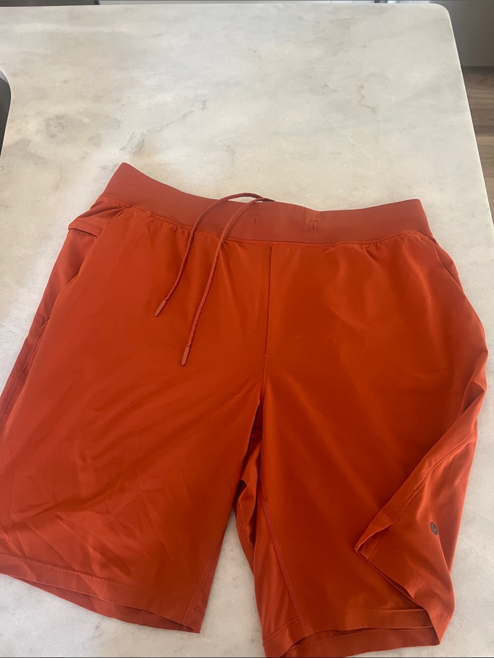lululemon athletica Men's Red-Orange Performance Shorts